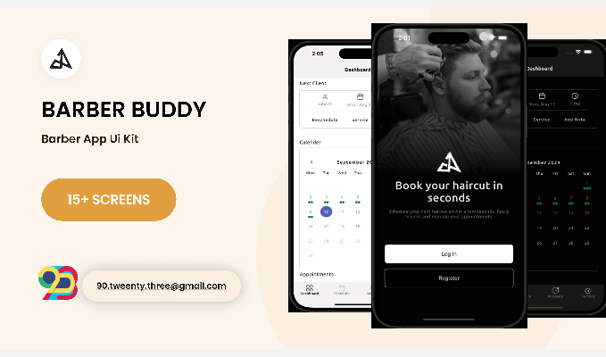 Barber Buddy UI Template