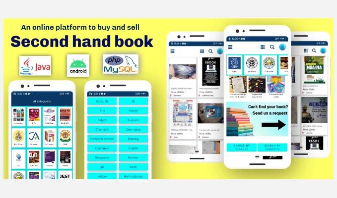 Second hand book app