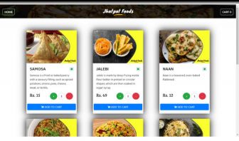 Online Food Ordering System PHP