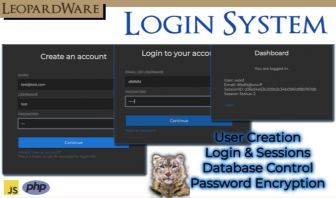 Web Login Register System Template