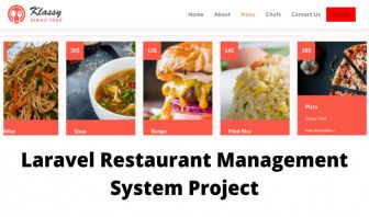 Restaurant Management System In Laravel