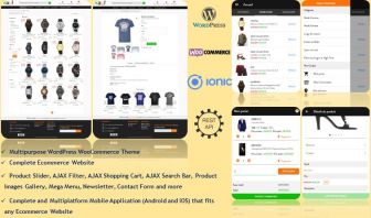 Multi language Ecommerce Web Multiplatform Mobile App Multipurpose WordPress WooCommerce Theme