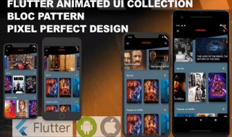 Flutter collection UI - Cinema