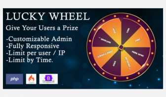 Lucky Wheel Web App PHP