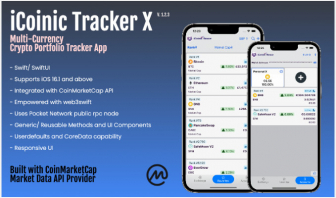 iCoinic Tracker X Crypto Portfolio Tracker