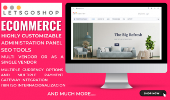 Ecommerce Web Platform easy to use and customizable