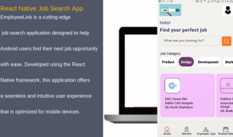 EmployeeLink React Native Android Job Search Application