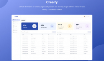 CreAify SAAS Ready OpenAI Content Writing and Images Creation Assistant