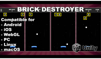 Brick Destroyer Unity Endless Game Source Code