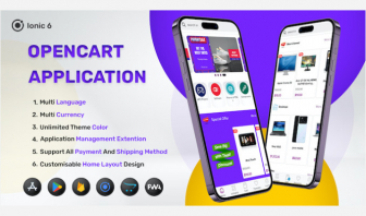 ionic opencart android and ios application