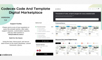 Codecex Code And Template Digital Marketplace