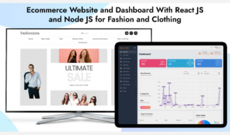 Ecommerce Website and Dashboard With React JS and Node JS for Fashion and Clothing