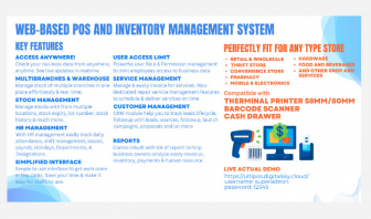 Digitalsky POS Best ERP Stock Management Point of Sale and Invoicing application