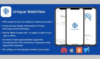 Unique WebView for iOS WebView URL HTML to iOS app Push URL Handling APIs much more